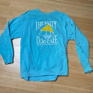 The Salty Dog Teal Crewneck